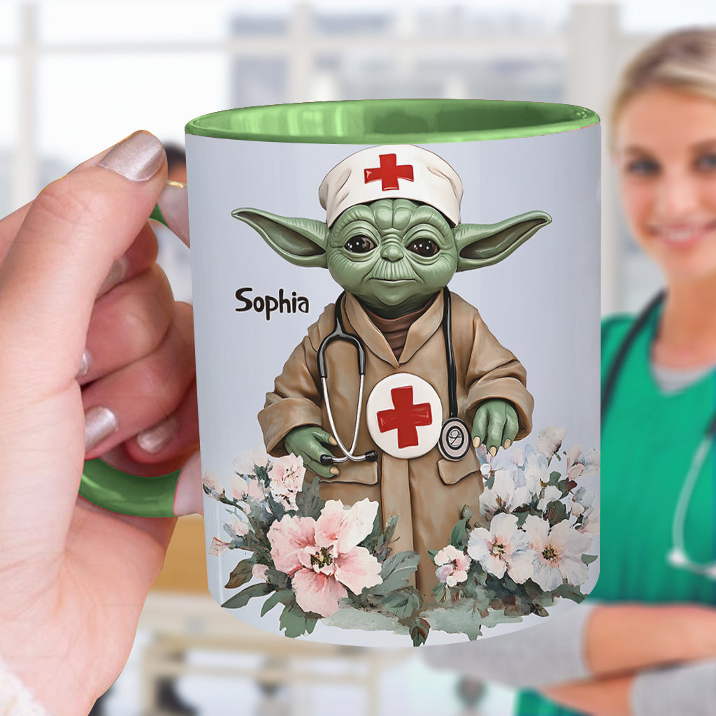 Nurses Are A Unique Kind - Personalized Nurse Accent Mug