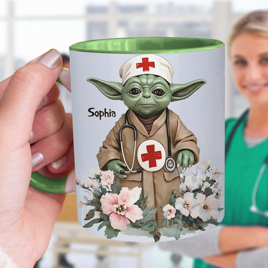 Nurses Are A Unique Kind - Personalized Nurse Accent Mug