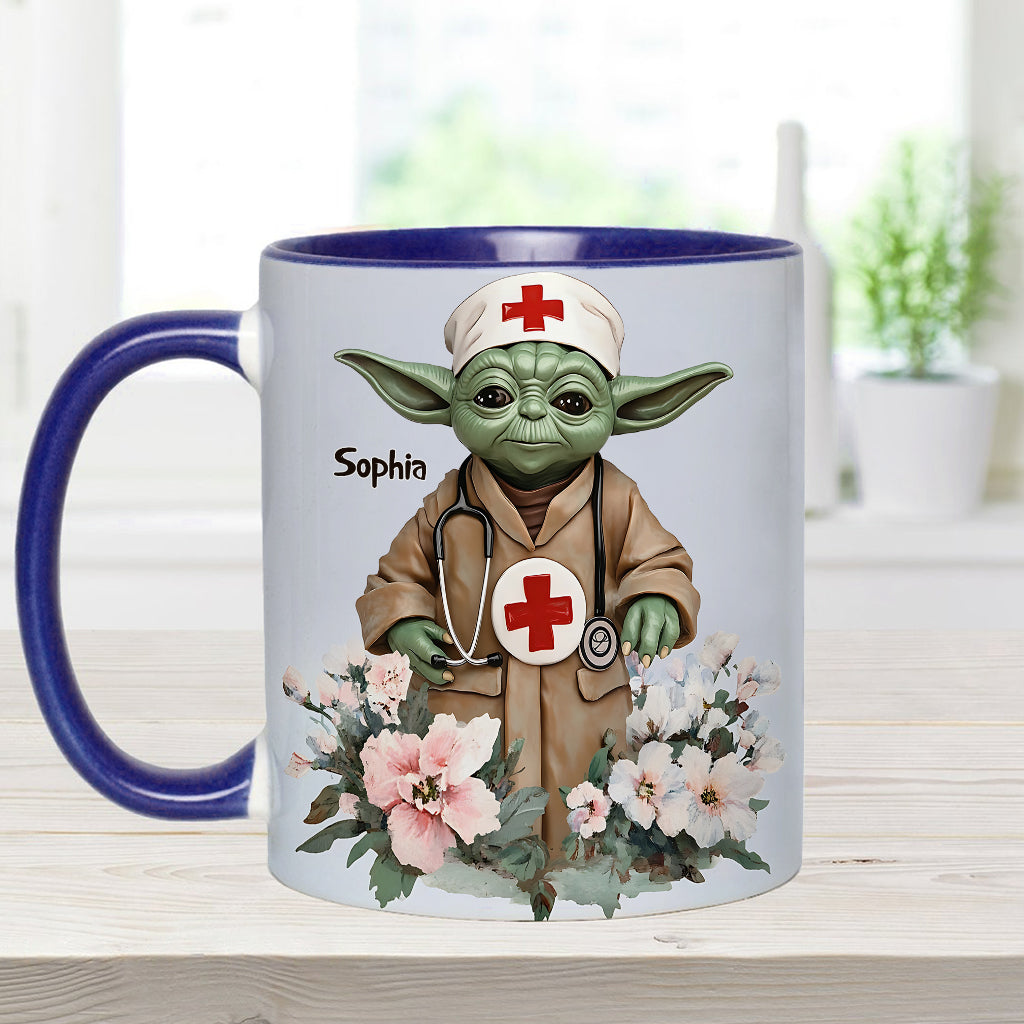 Nurses Are A Unique Kind - Personalized Nurse Accent Mug