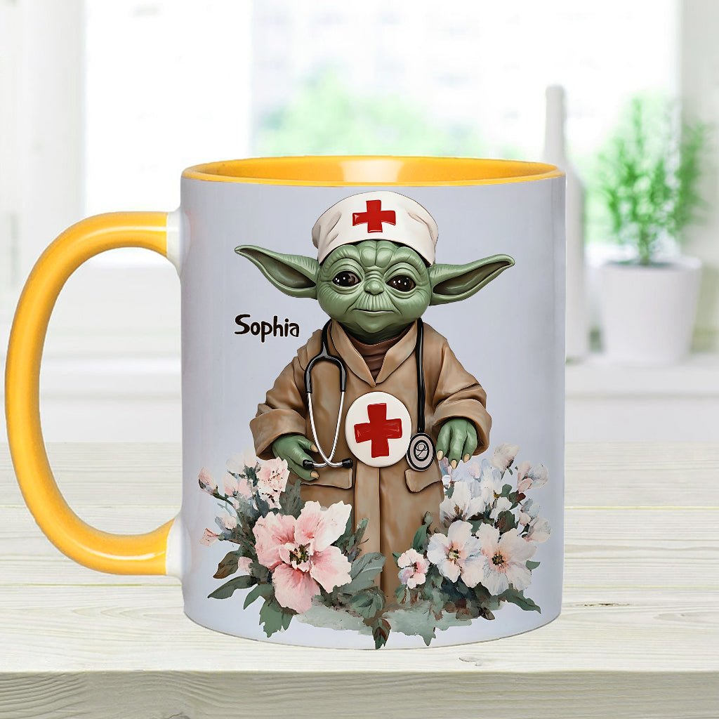 Nurses Are A Unique Kind - Personalized Nurse Accent Mug