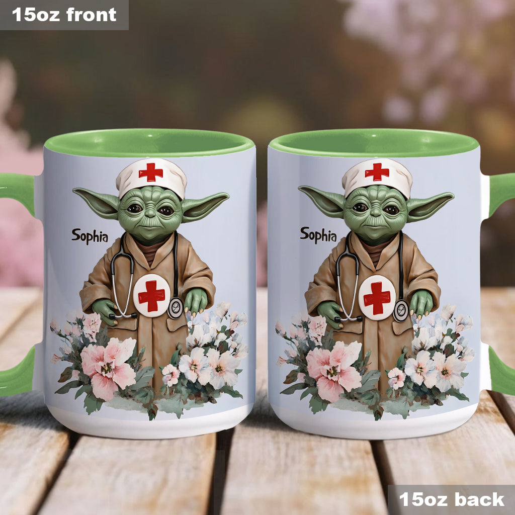 Nurses Are A Unique Kind - Personalized Nurse Accent Mug