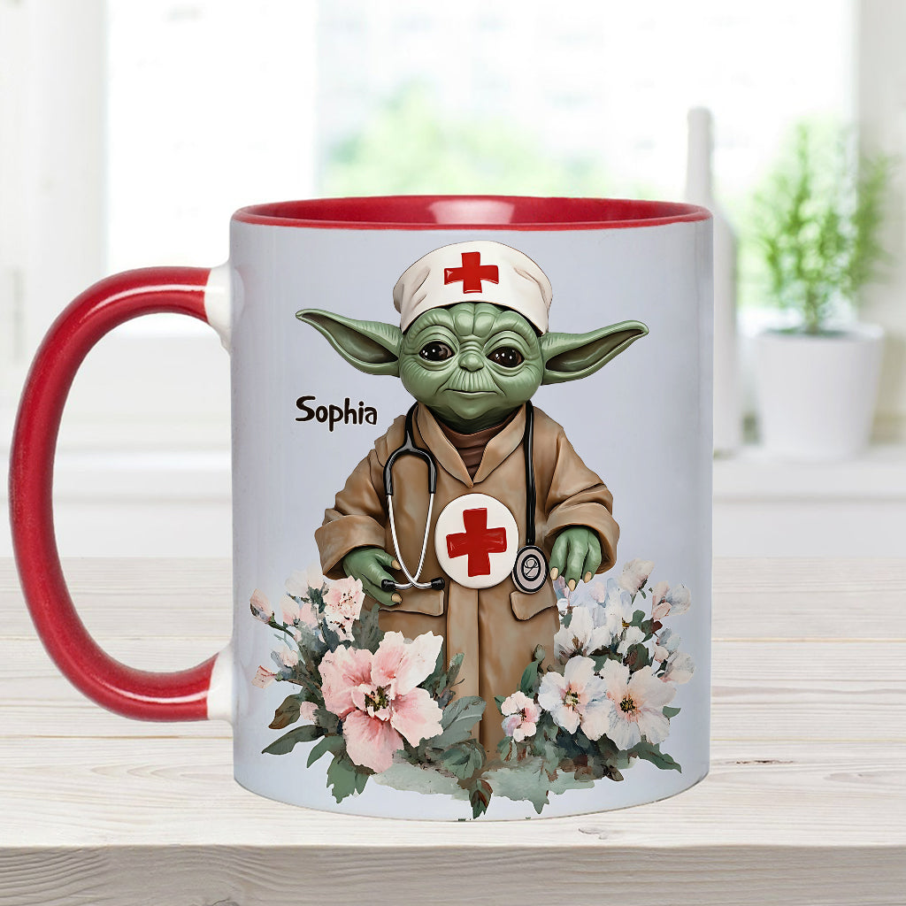 Nurses Are A Unique Kind - Personalized Nurse Accent Mug