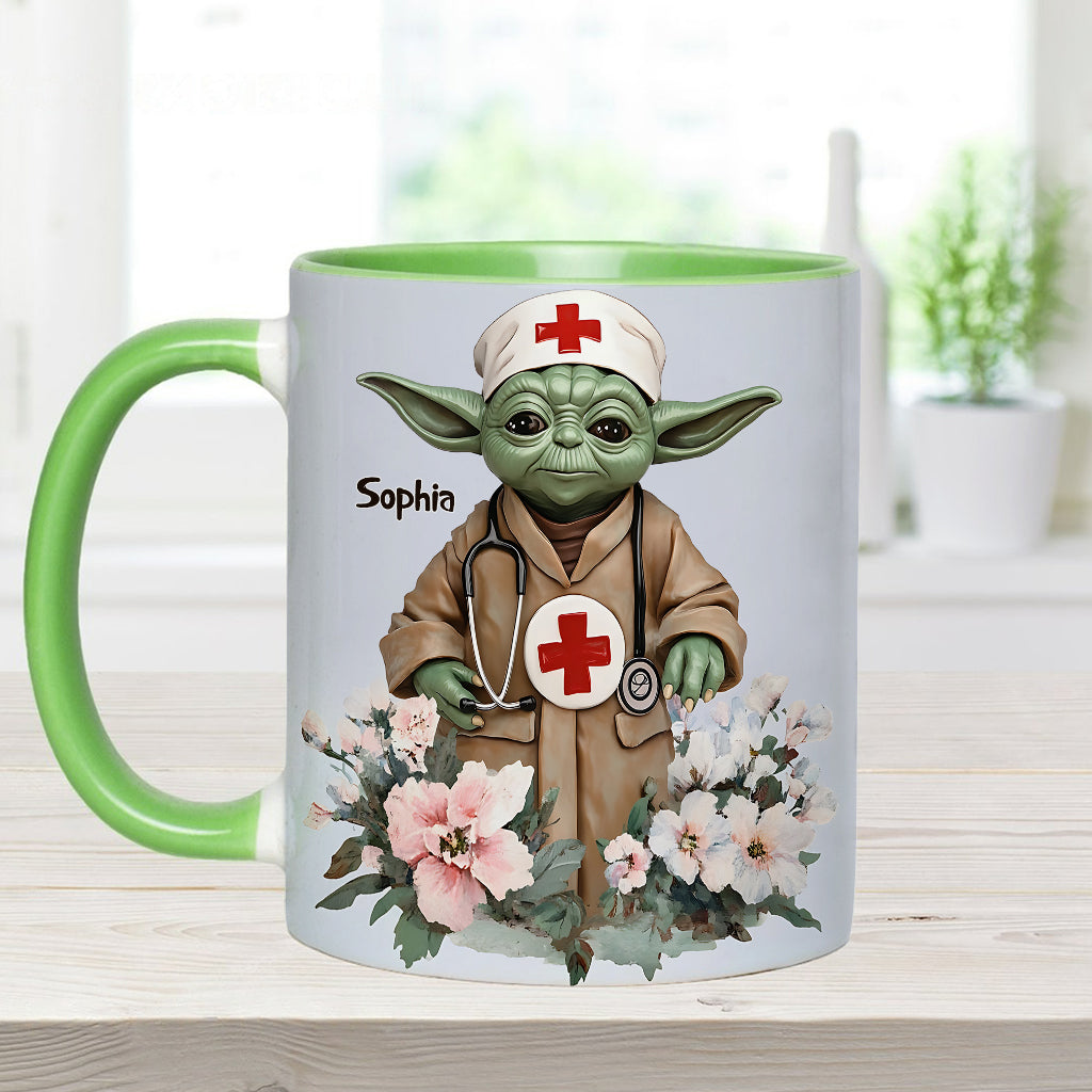 Nurses Are A Unique Kind - Personalized Nurse Accent Mug
