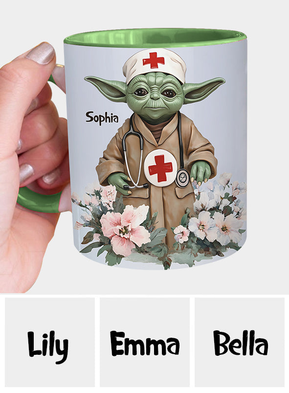 Nurses Are A Unique Kind - Personalized Nurse Accent Mug