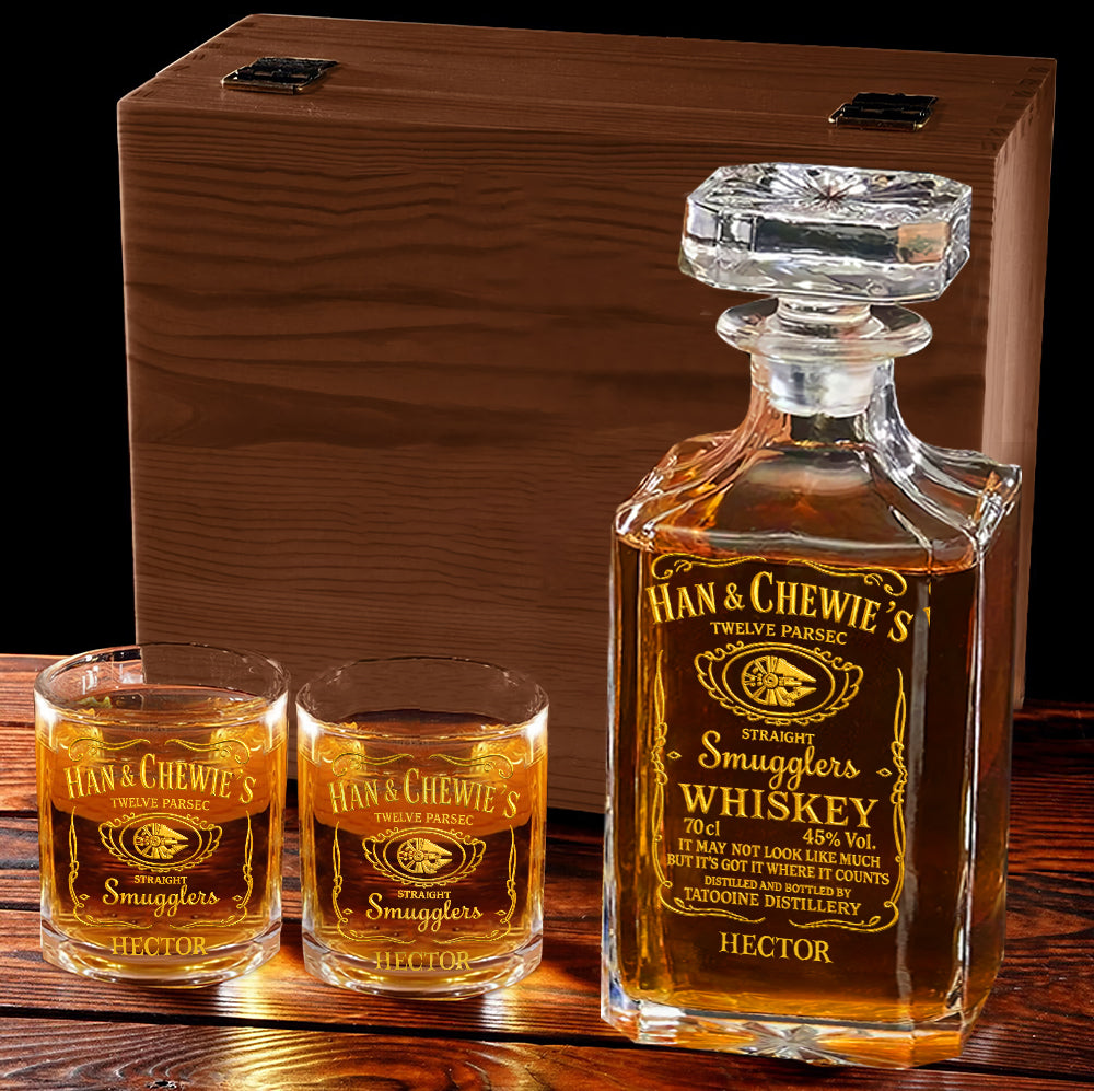 Twelve Parsec - Personalized The Force Whiskey Decanter Set