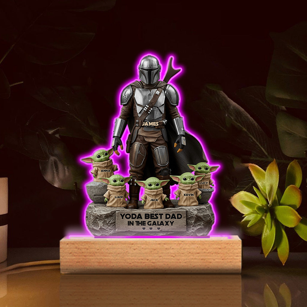 The Best Dad, Grandpa, Uncle,.. - Personalized The Force Custom Shaped Acrylic Plaque