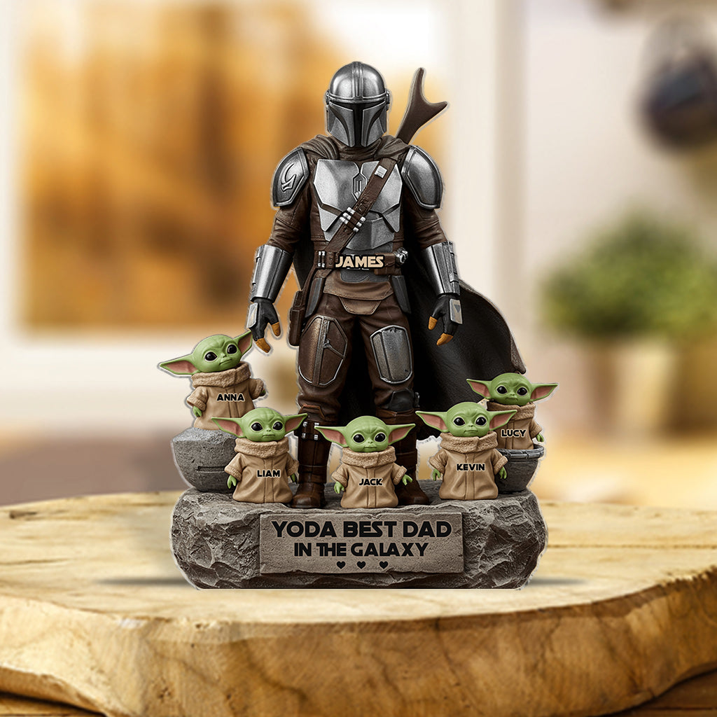 The Best Dad, Grandpa, Uncle,.. - Personalized The Force Custom Shaped Acrylic Plaque