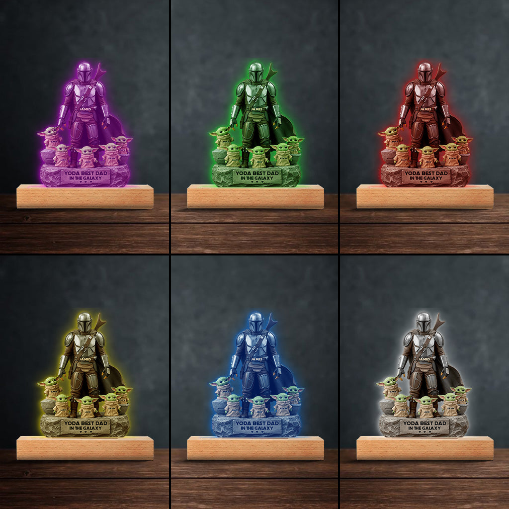 The Best Dad, Grandpa, Uncle,.. - Personalized The Force Custom Shaped Acrylic Plaque