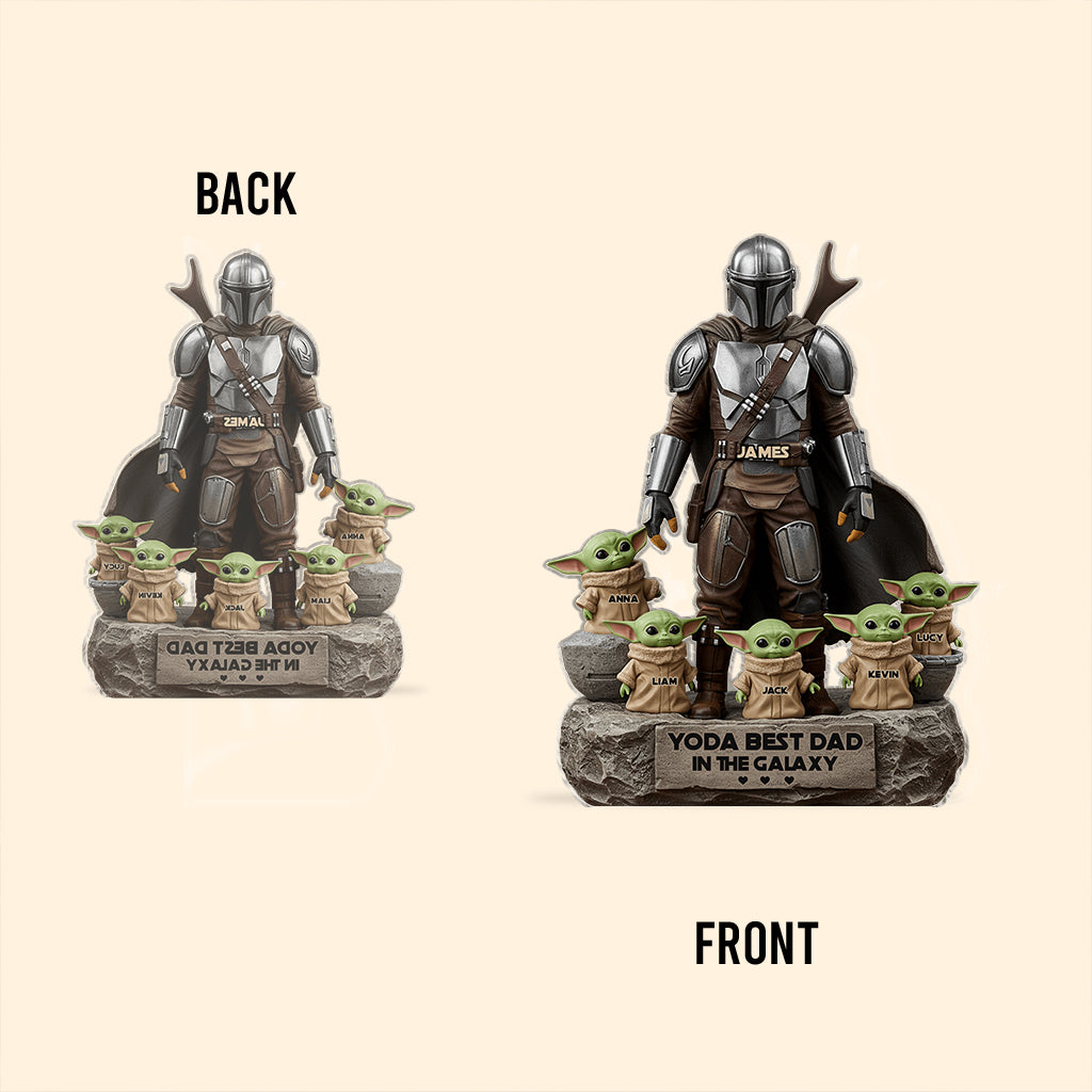 The Best Dad, Grandpa, Uncle,.. - Personalized The Force Custom Shaped Acrylic Plaque