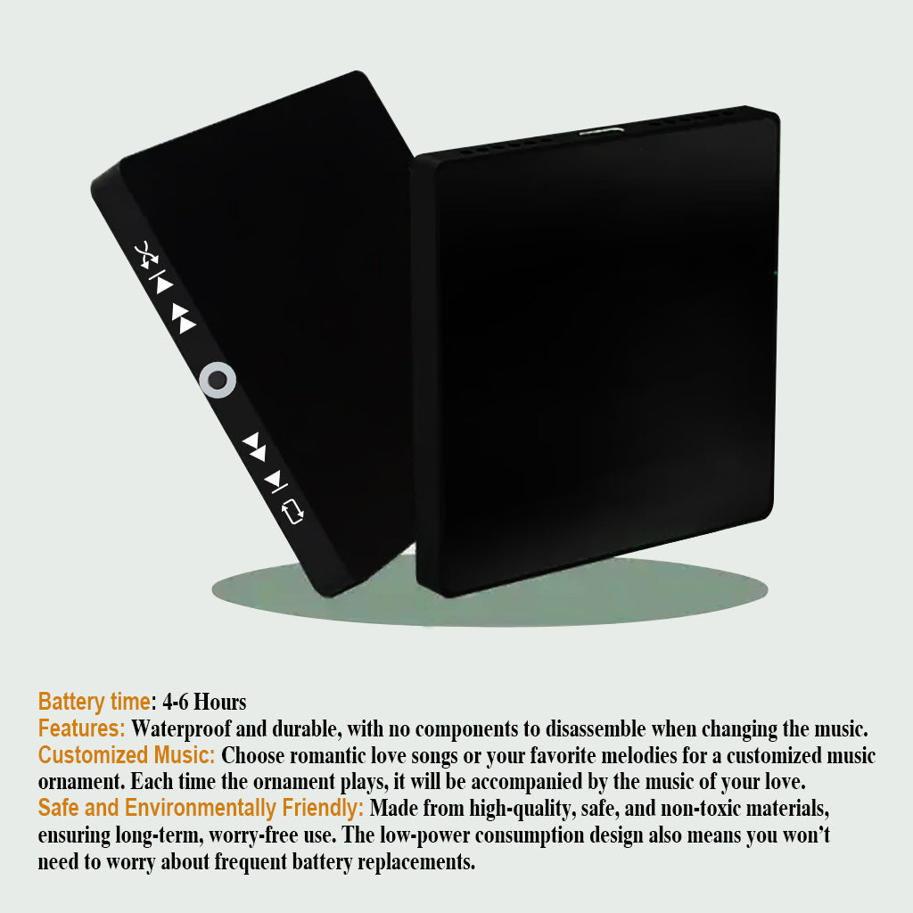 Christmas Carousel - Personalized Mouse Music Ornament