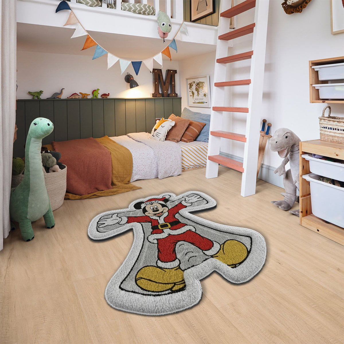 Funny Snow Angel - Personalized Mouse Non-Slip Tufted Rug