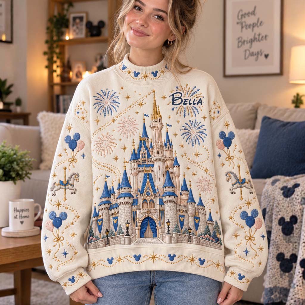 Magical - Personalized Dream Trip Mock Neck Sweatshirt