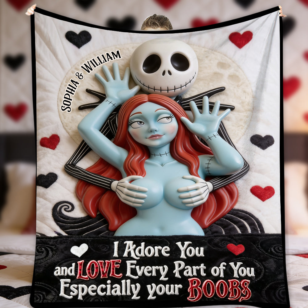 I Love You - Personalized Nightmare Blanket