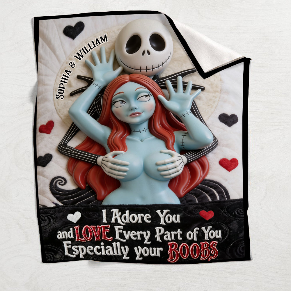 I Love You - Personalized Nightmare Blanket