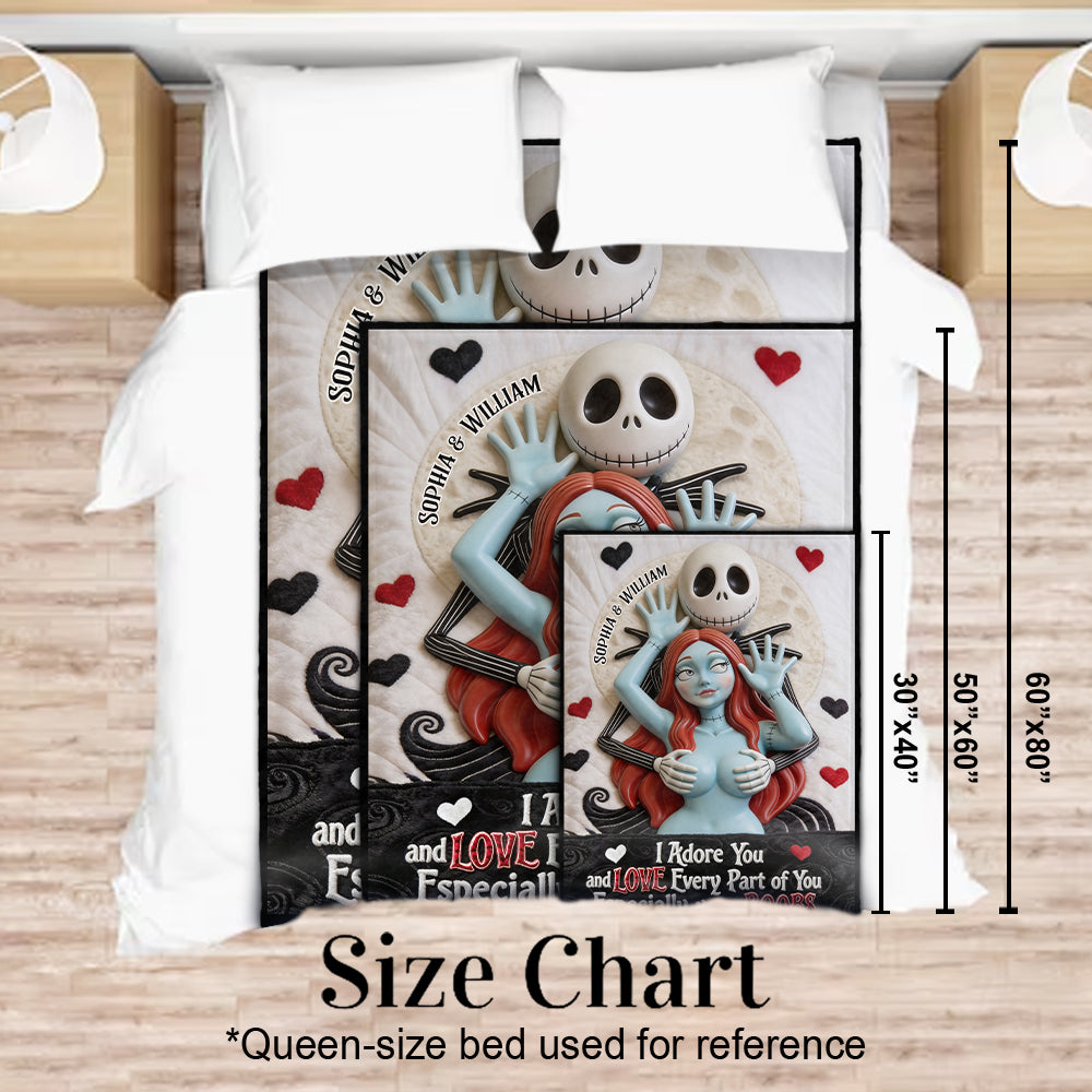I Love You - Personalized Nightmare Blanket