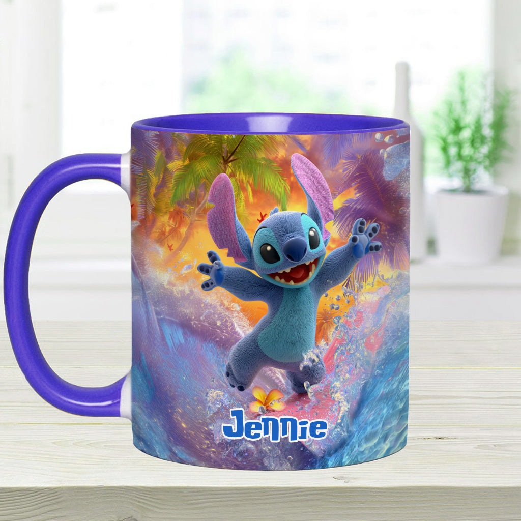 Ohana Beach Summer - Personalized Ohana Accent Mug