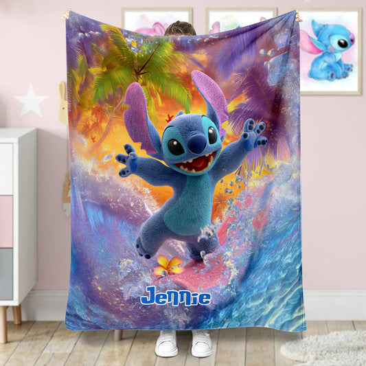 Ohana Summer - Personalized Ohana Blanket