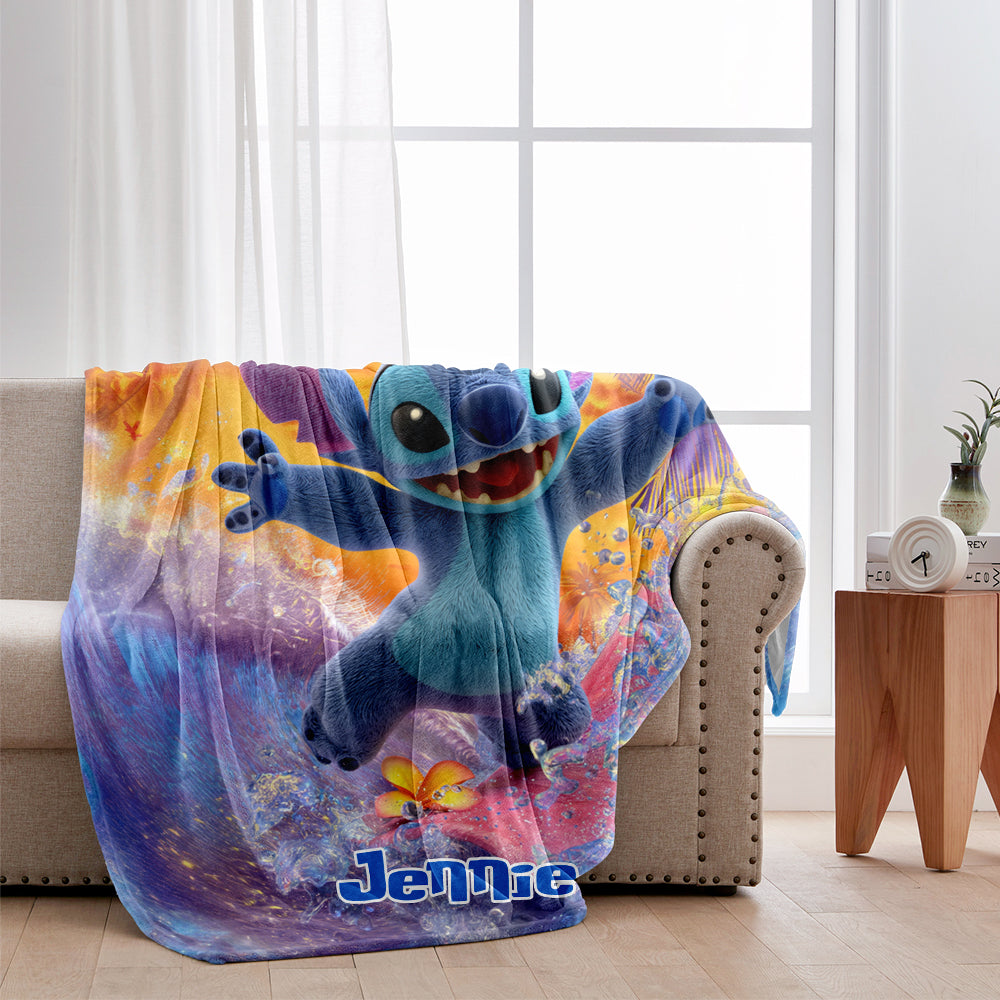 Ohana Summer - Personalized Ohana Blanket
