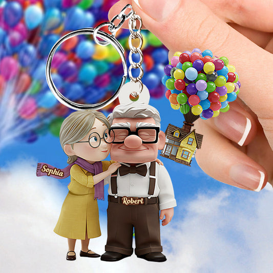 You Are My Greatest Adventure - Personalized Mouse Keychain