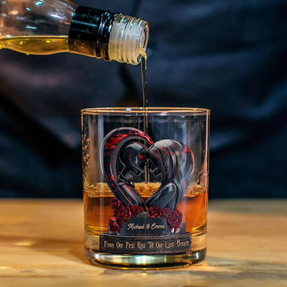 Till Death Do Us Part - Personalized Nightmare Whiskey Glass