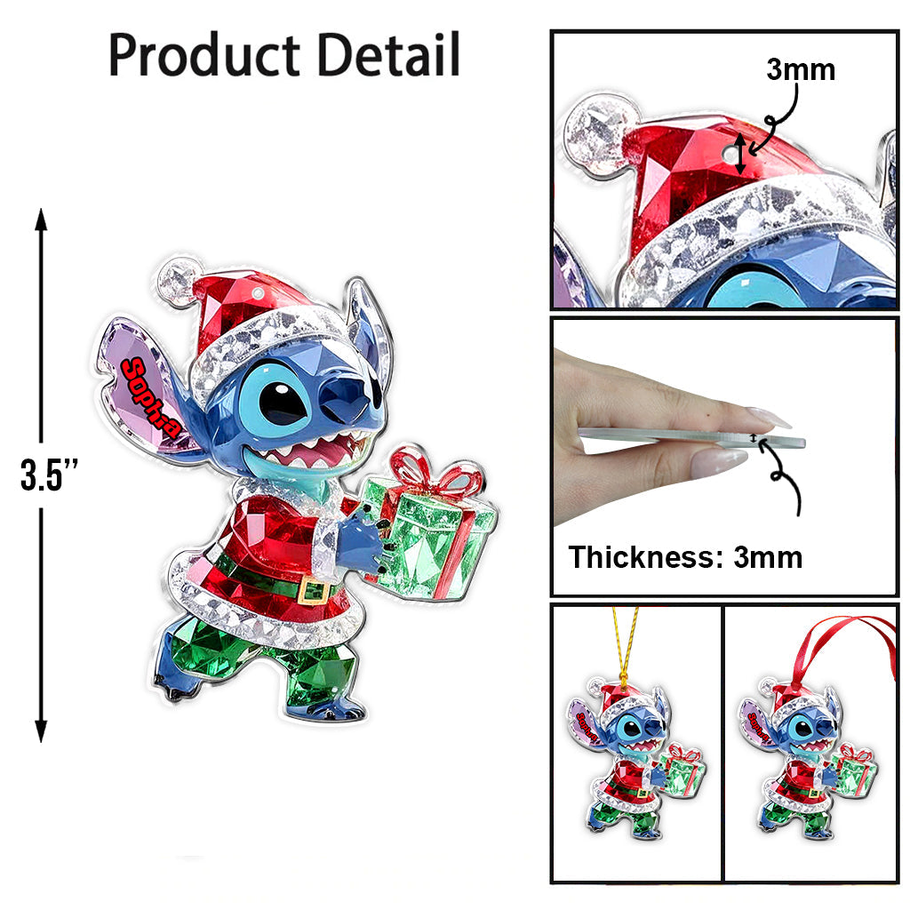 Ohana Means Family - Personalized Ohana Ornament