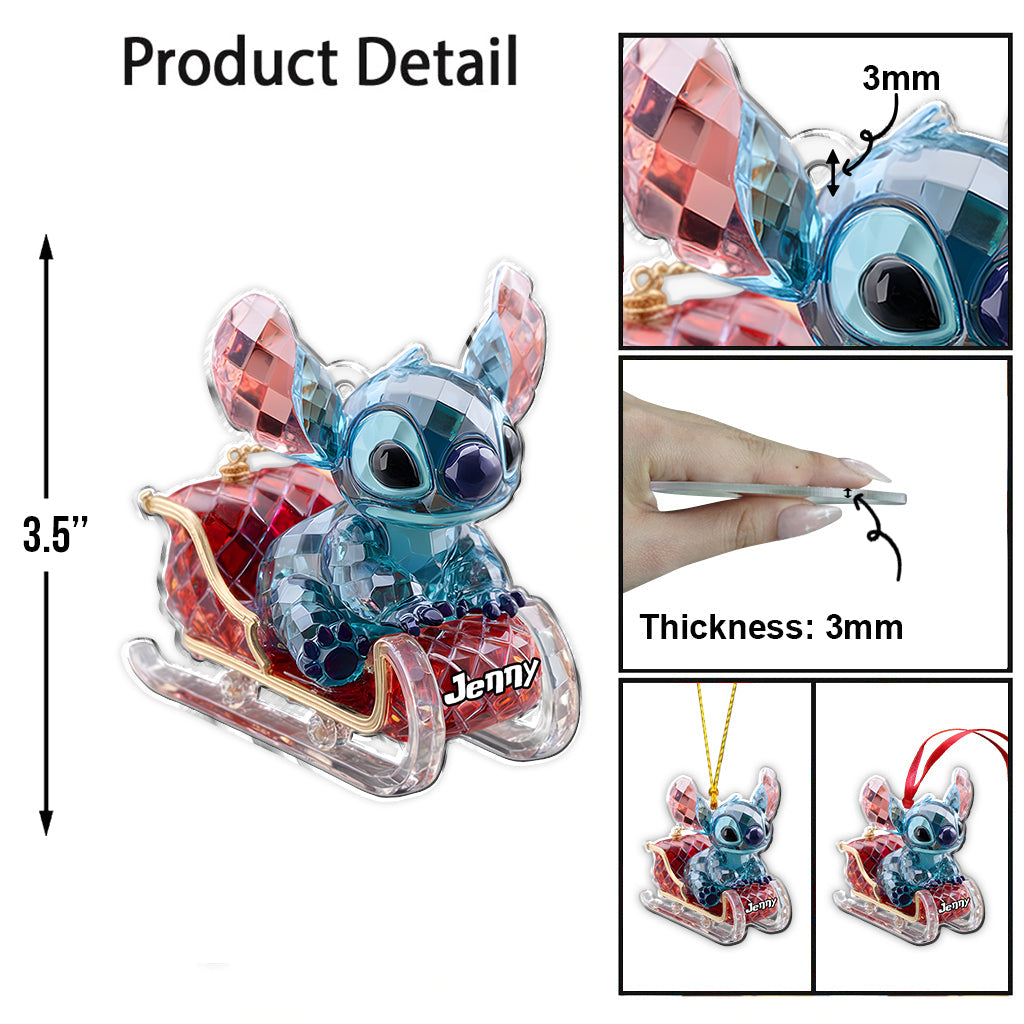 Ohana Means Family - Personalized Ohana Ornament