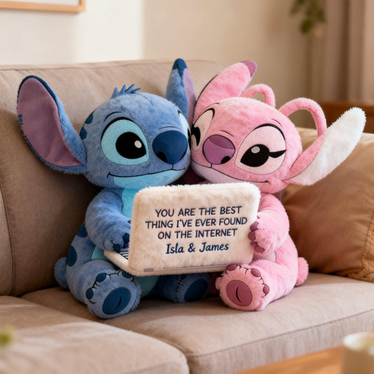 Best Thing I've Found On The Internet - Personalized Ohana Faux Fur Shaped Pillow
