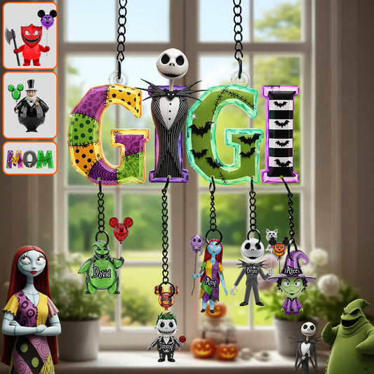 Mother Of Nightmares - Personalized Nightmare Window Hanging Suncatcher With Custom Charms