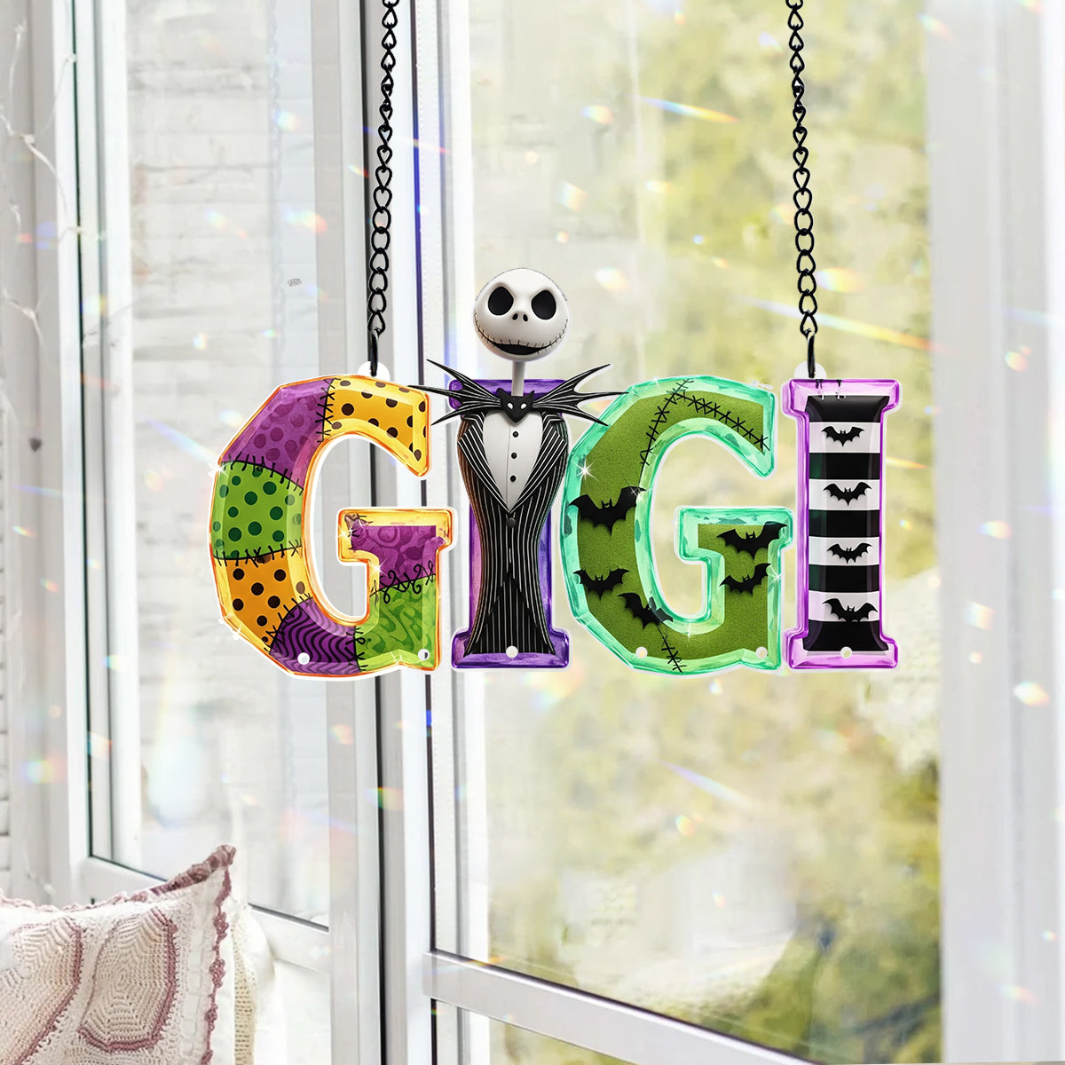 Mother Of Nightmares - Personalized Nightmare Window Hanging Suncatcher With Custom Charms