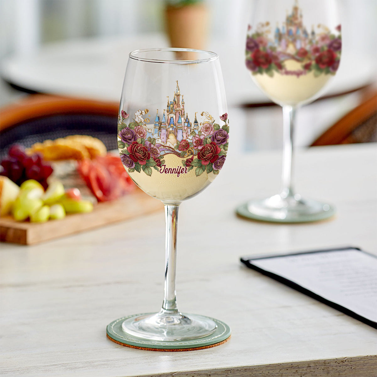 Magic Castle - Personalized Mouse Wine Glass With Long Stem