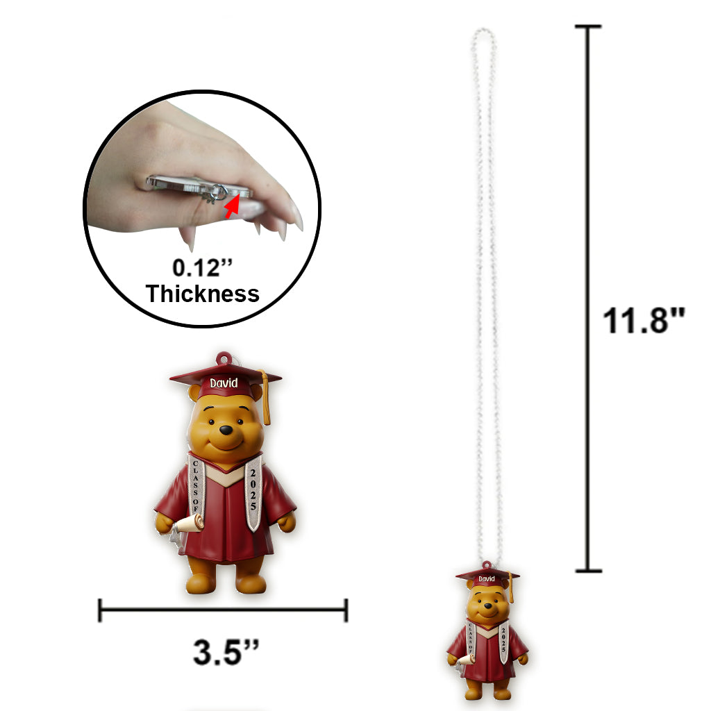 Class Of 2025 - Personalized Graduation Car Ornament