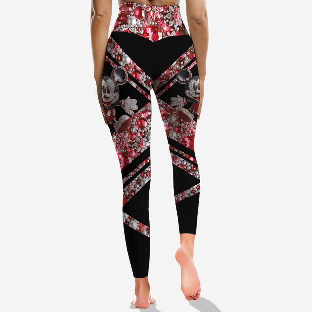 Magical Mouse - Personalized Mouse Hollow Tank Top and Leggings