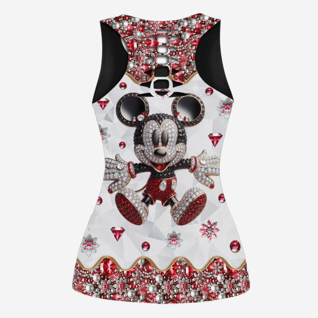 Magical Mouse - Personalized Mouse Hollow Tank Top and Leggings