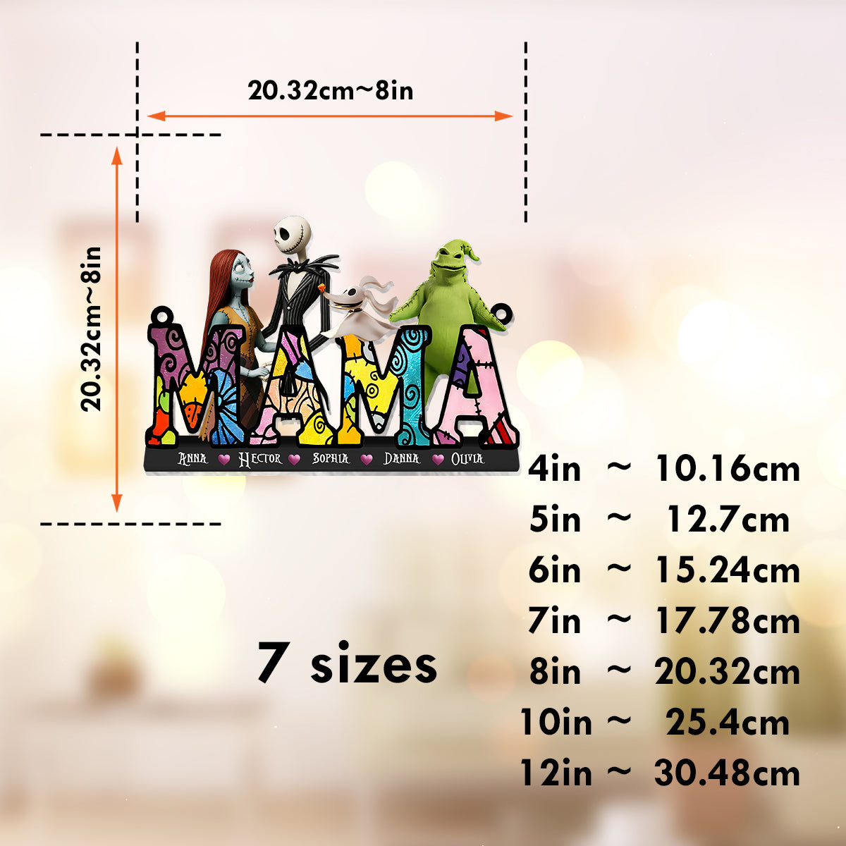 Mother Of Nighmare - Personalized Nightmare Window Hanging Suncatcher Ornament