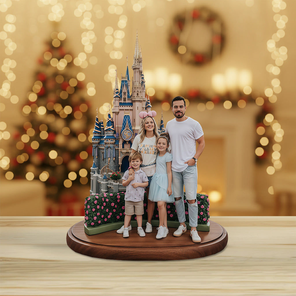 Any Photos Magical Trip - Personalized Mouse Custom Shaped Acrylic Plaque