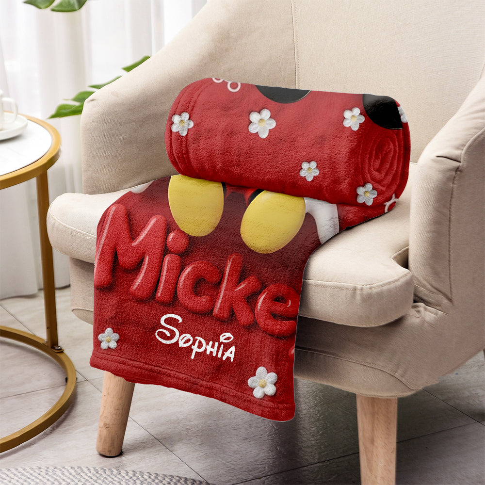 Magical Friends - Personalized Mouse Blanket