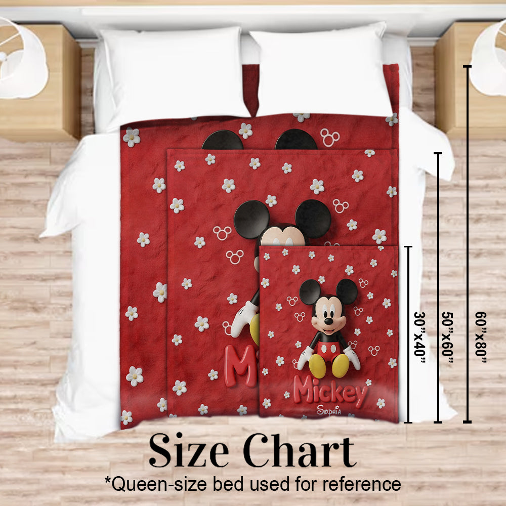 Magical Friends - Personalized Mouse Blanket