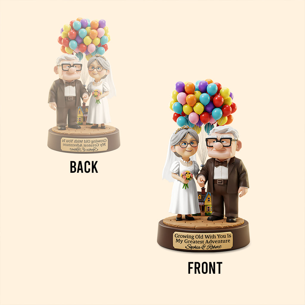 Growing Old With You - Personalized Mouse Custom Shaped Acrylic Plaque