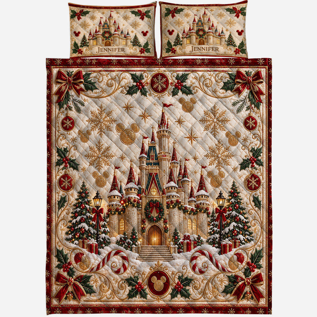 Magical Christmas - Personalized Dream Trip Quilt Set
