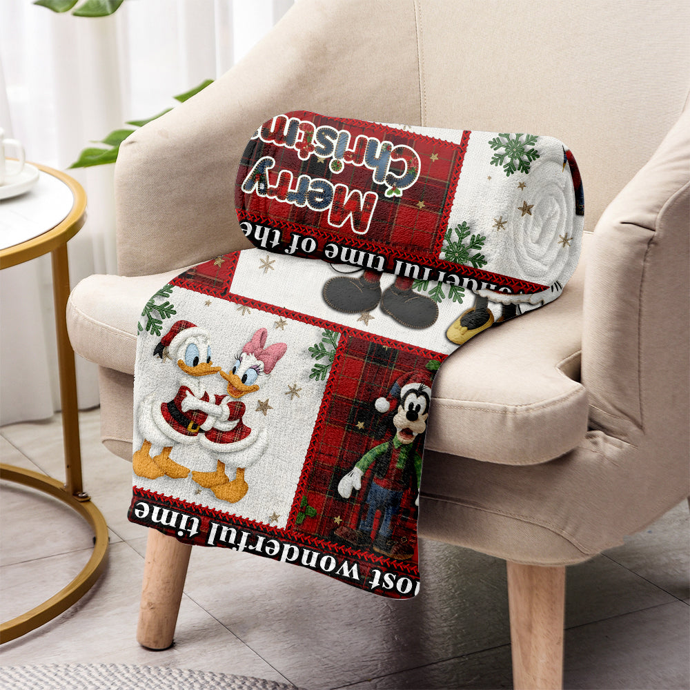 Cartoon Characters - Personalized Mouse Blanket