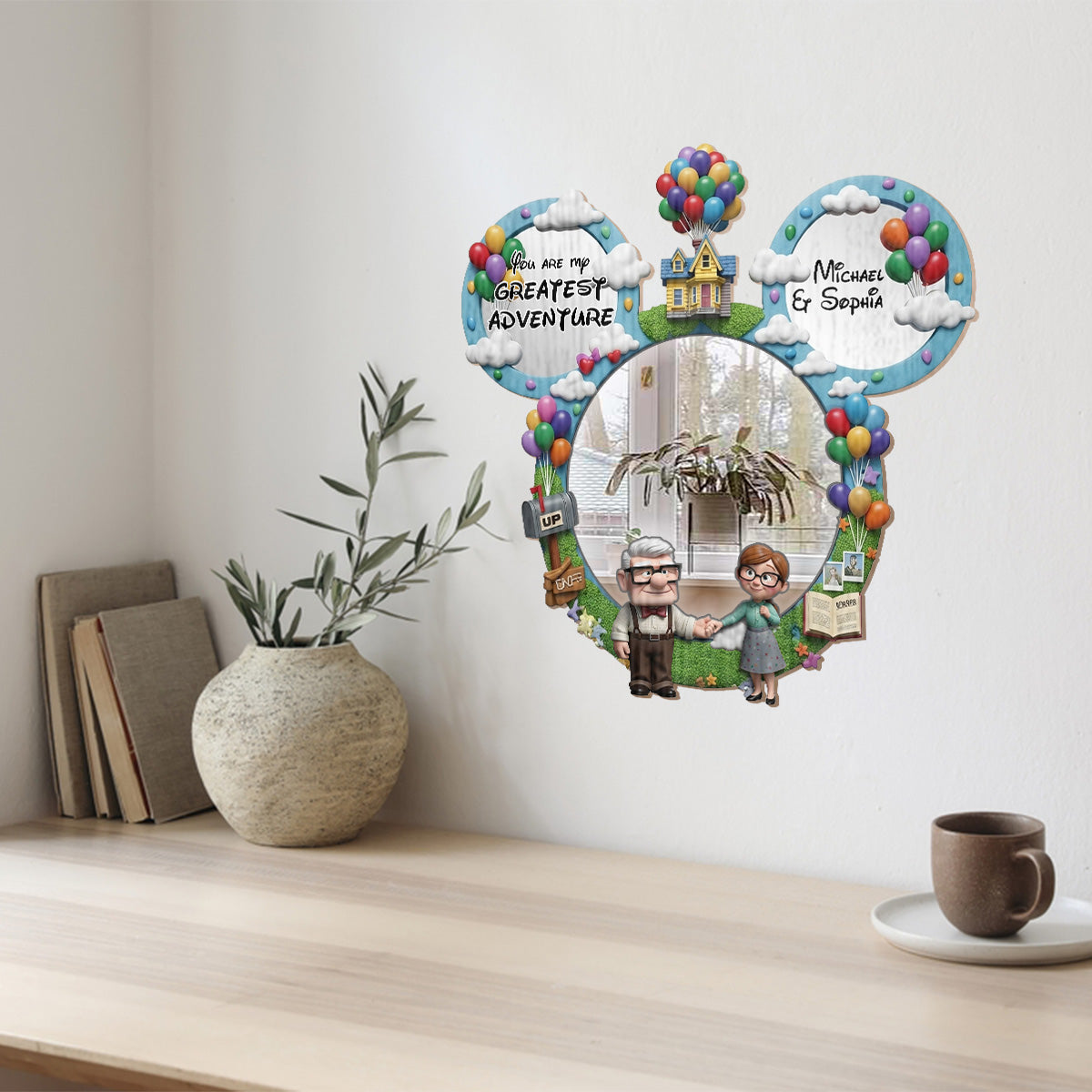 You Are My Greastest Adventure - Personalized Couple Wall Hanging Mirror