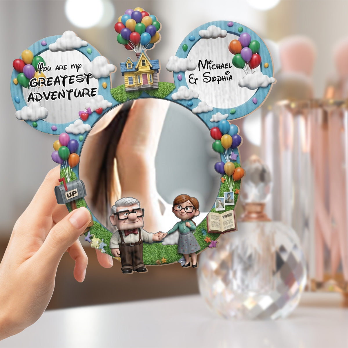 You Are My Greastest Adventure - Personalized Couple Wall Hanging Mirror