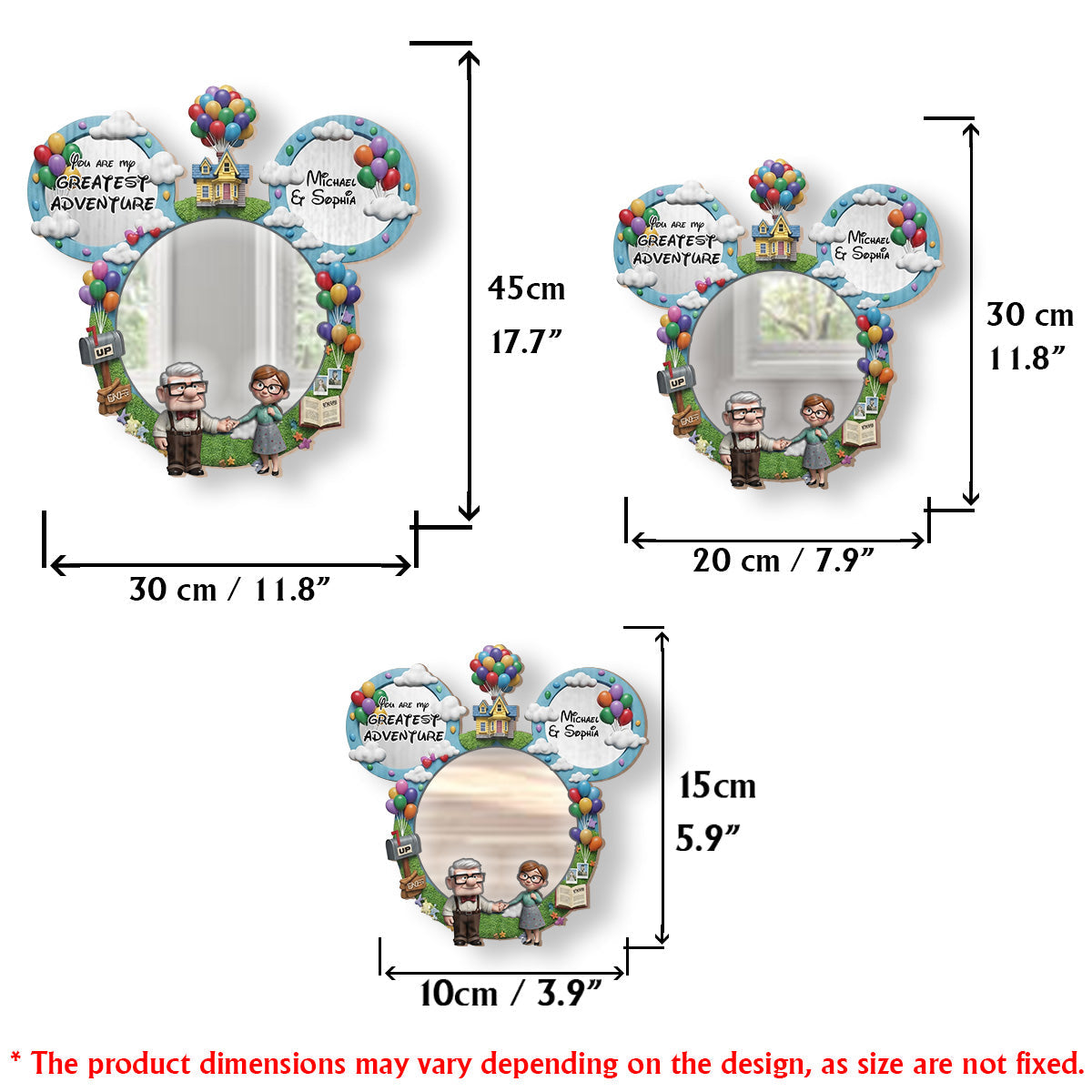 You Are My Greastest Adventure - Personalized Couple Wall Hanging Mirror