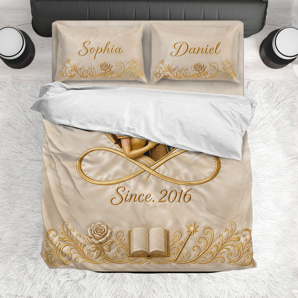 Tale As Old As Time - Personalized Beauty And The Beast Bedding Set
