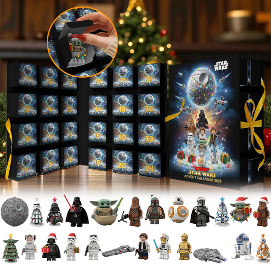 The Force Be With You - Personalized The Force Folded Advent Calendar With Ornaments