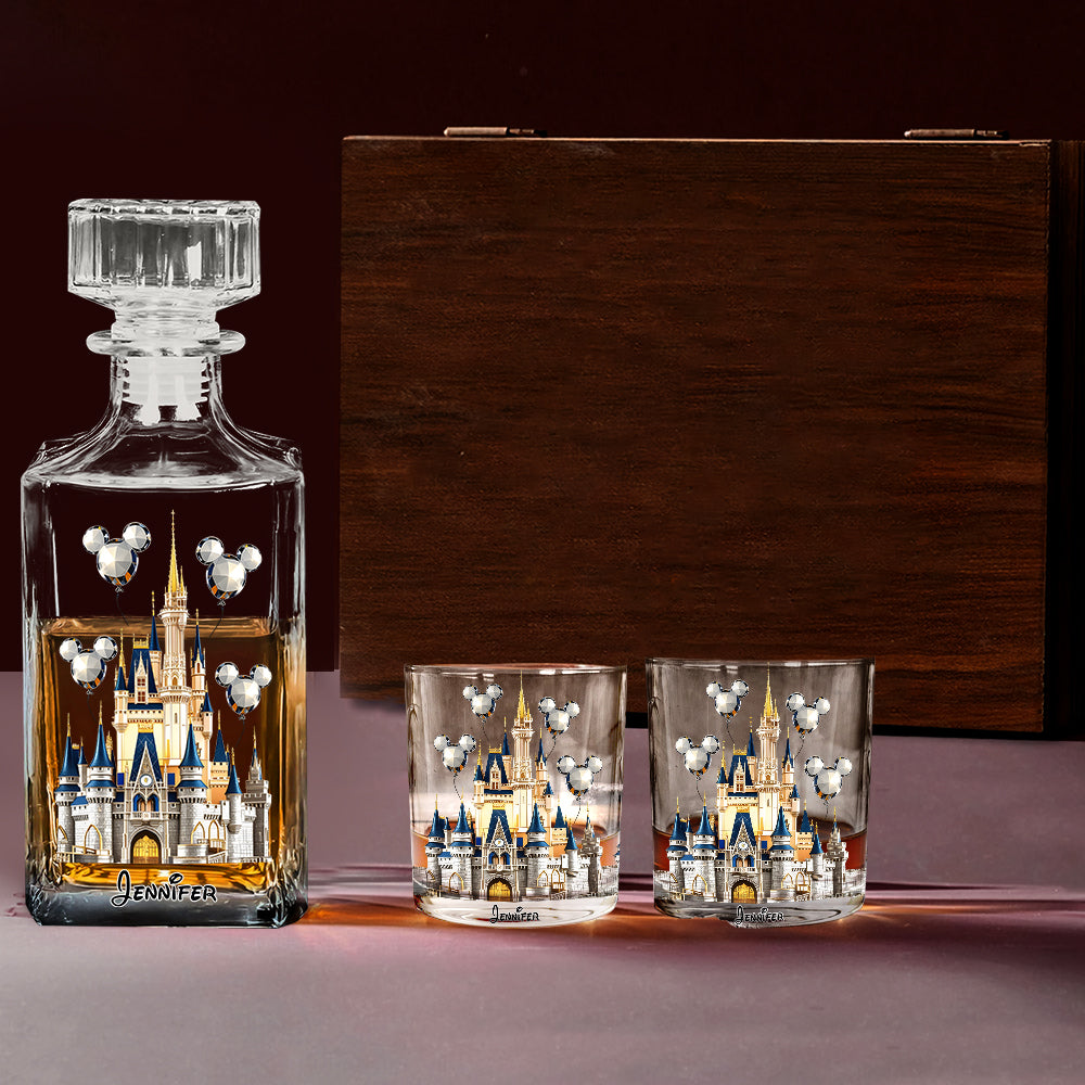 The Magical Castle - Personalized Mouse Whiskey Decanter Set