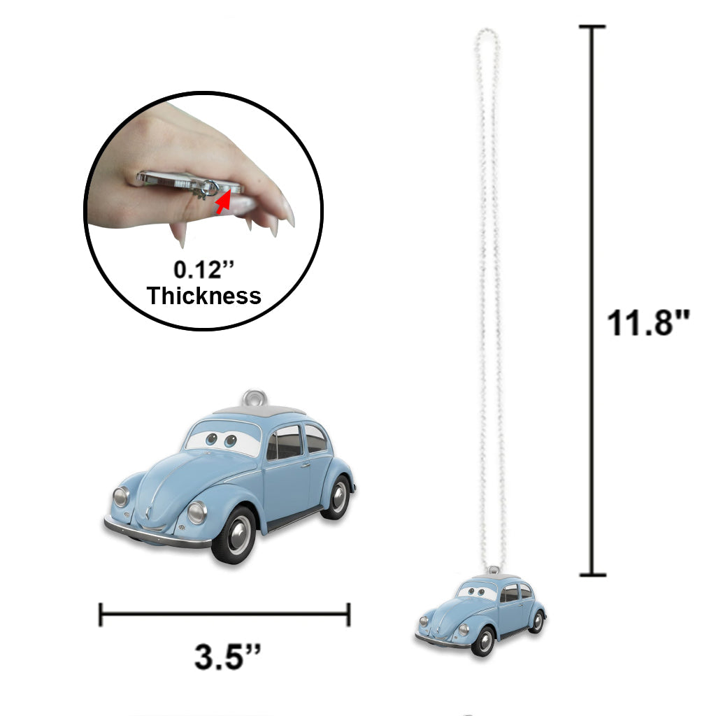 Custom Cartoonish Vehicle From Photo - Personalized Car Lover Car Ornament