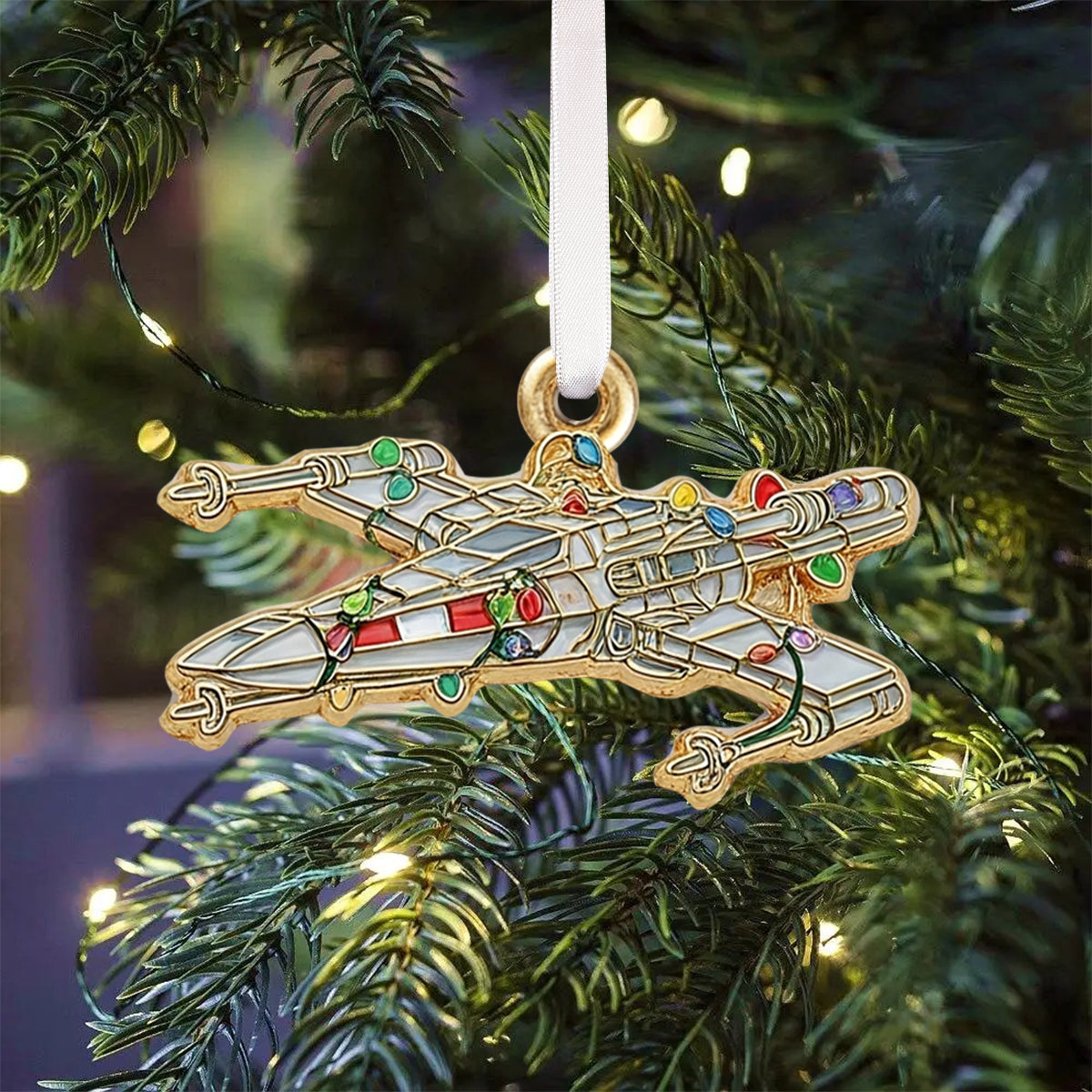 Merry Christmas - Personalized The Force Folded Advent Calendar With Ornaments