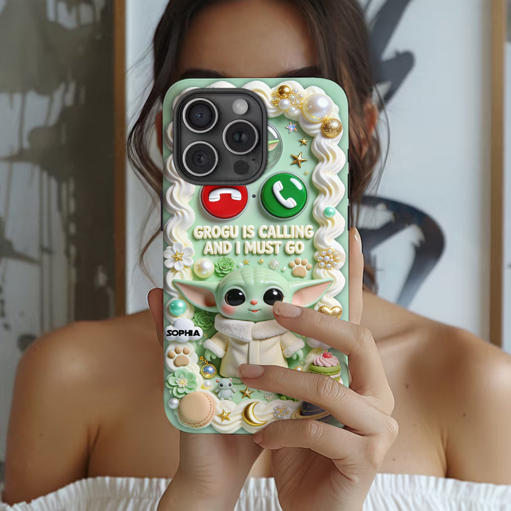 Baby Is Calling - Personalized The Force Full Print Phone Case