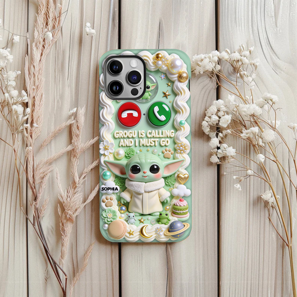 Baby Is Calling - Personalized The Force Full Print Phone Case